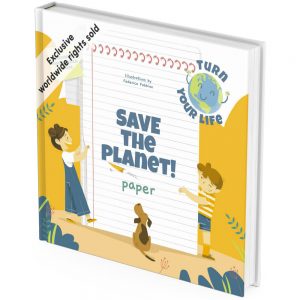 Eco friendly paper activity book cover