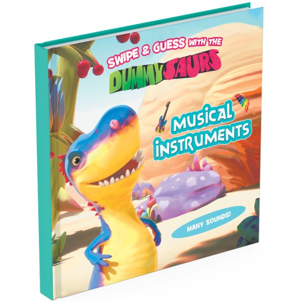 Sound book swipe and guess - DummySaurs - Musical instruments