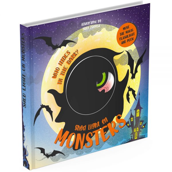 Monsters magic torch board book