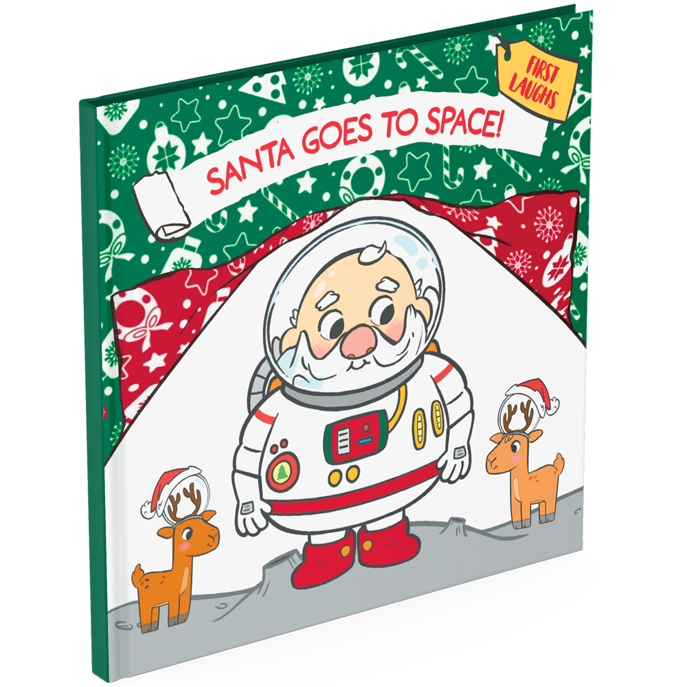 Funny space book for kids - Santa goes to space