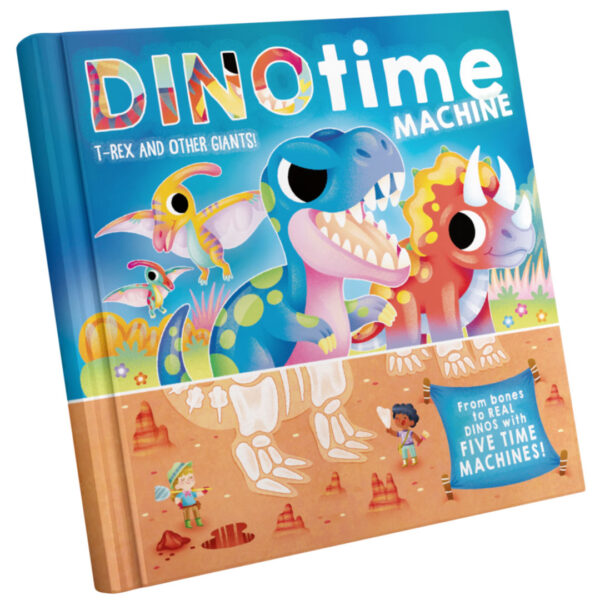 Dinosaurs books for kids I Time machine - T- Rex cover