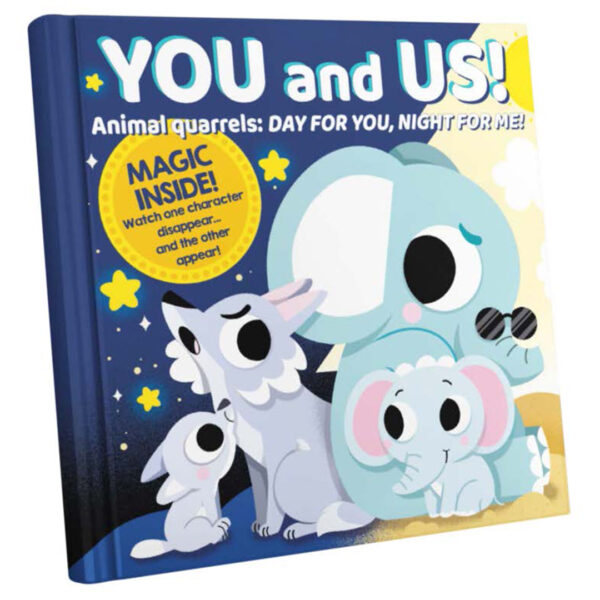 Animal quarrels spin-the-wheel book Day for you, night for me